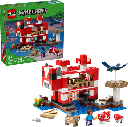 LEGO 21270 Minecraft The Mooshroom House