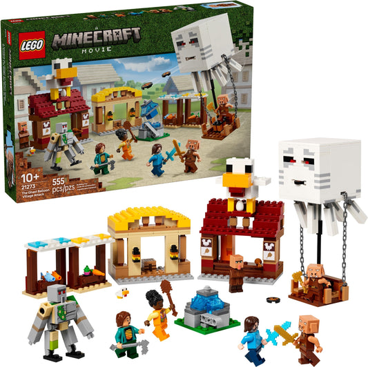 LEGO 21273 Minecraft The Ghast Balloon Village Attack