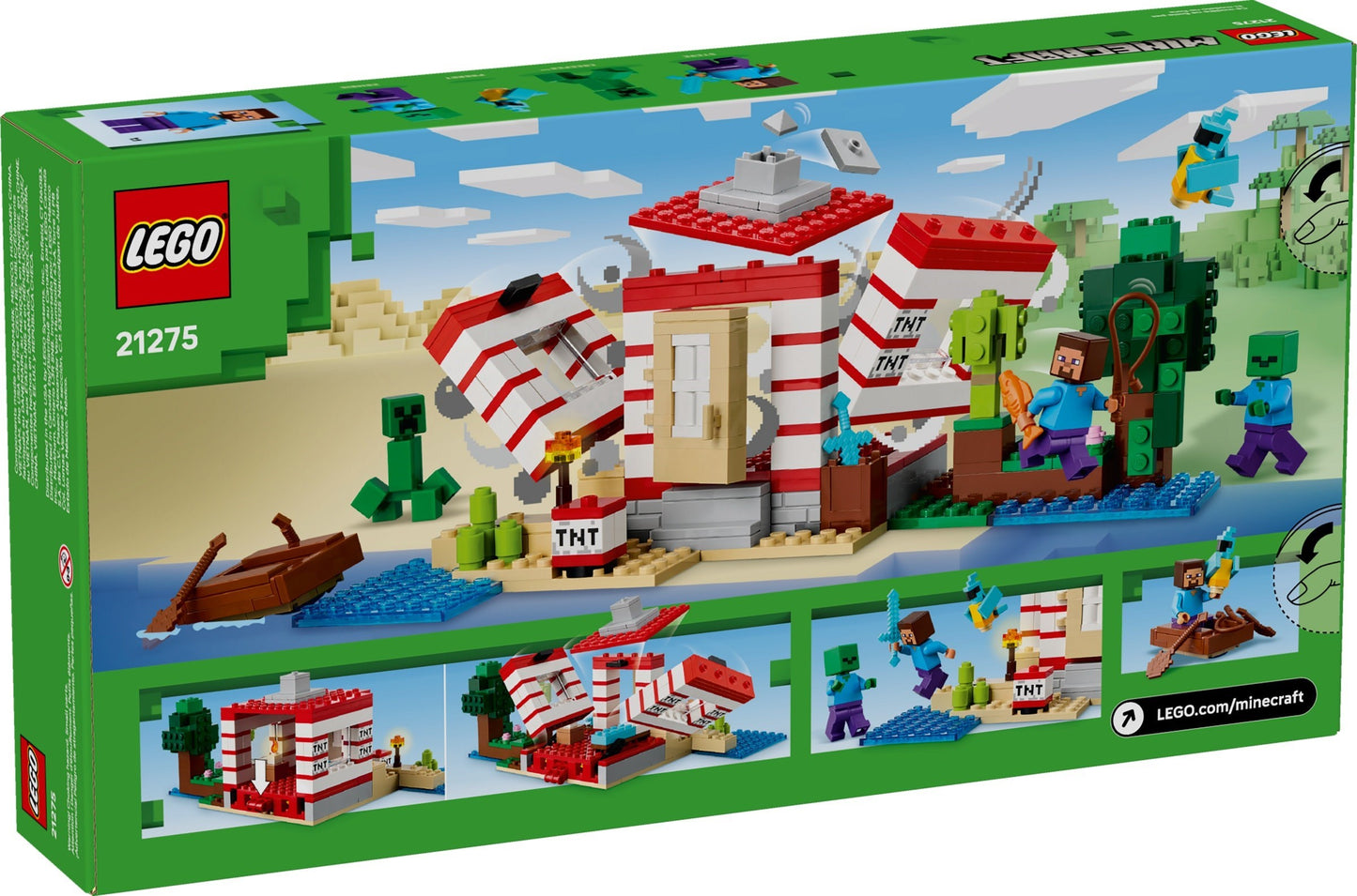 LEGO 21275 Minecraft The TNT Jungle House