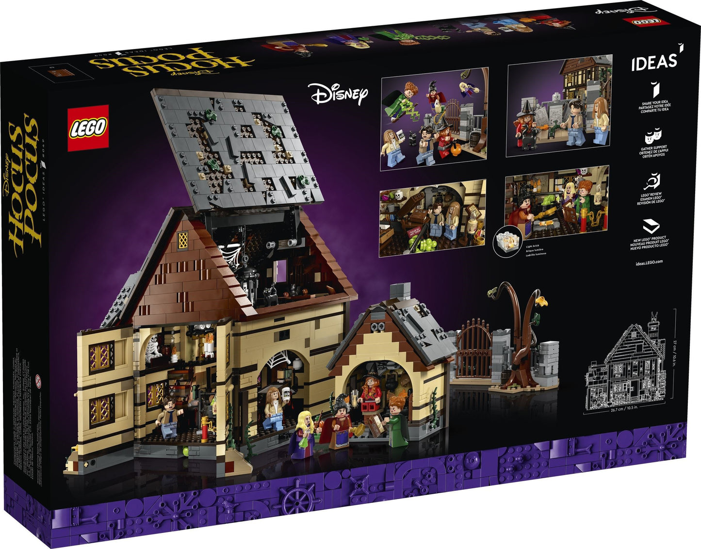 LEGO 21341 Ideas Disney Hocus Pocus: The Sanderson Sisters' Cottage