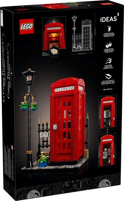 LEGO 21347 Ideas Red London Telephone Box