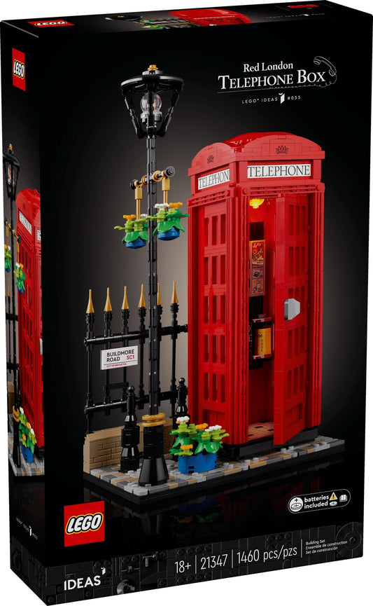LEGO 21347 Ideas Red London Telephone Box