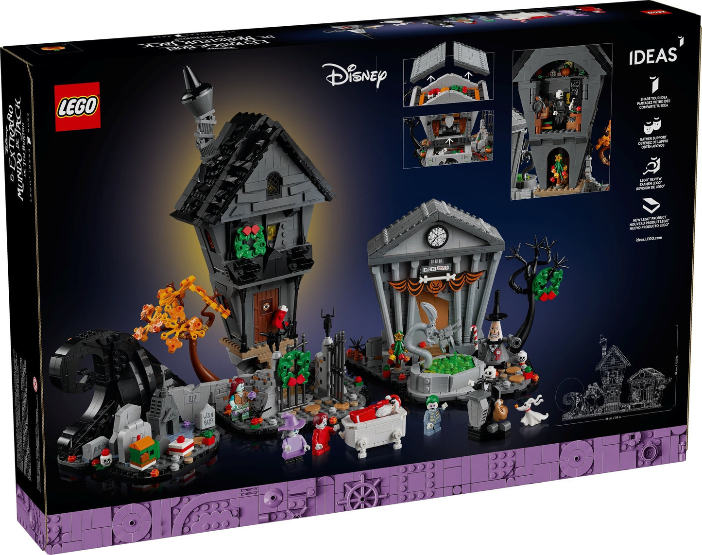 LEGO 21351 Ideas Disney Tim Burton's The Nightmare Before Christmas