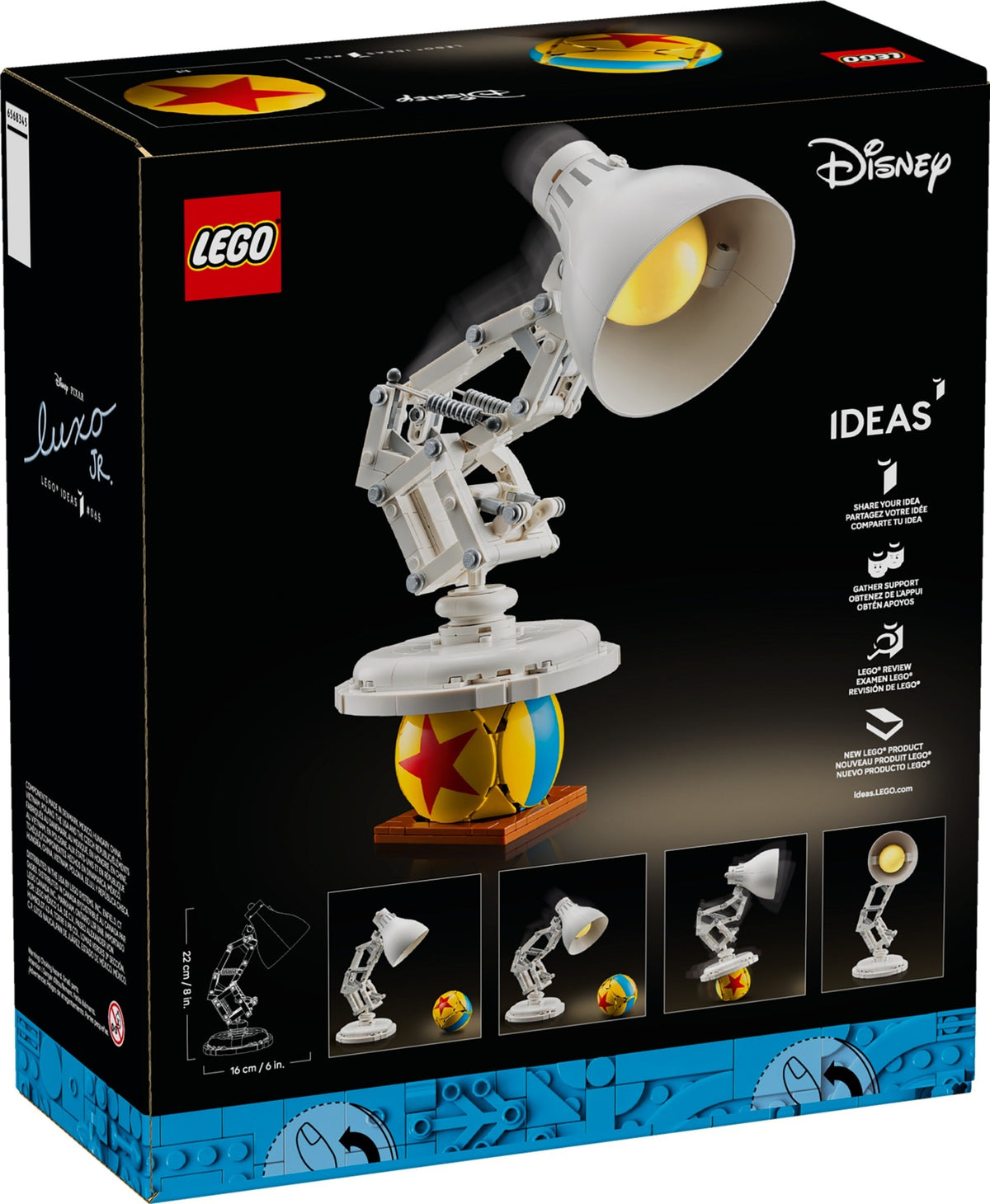 LEGO 21357 Disney Pixar Luxo Jr.