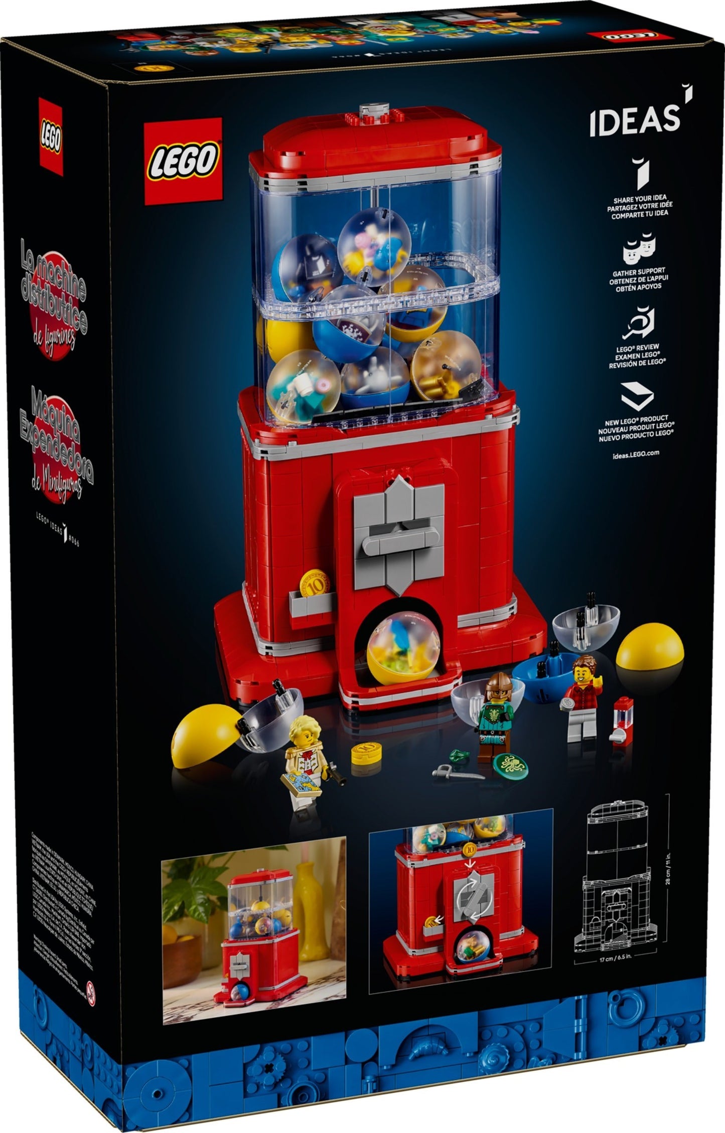 LEGO 21358 Ideas Minifigure Vending Machine
