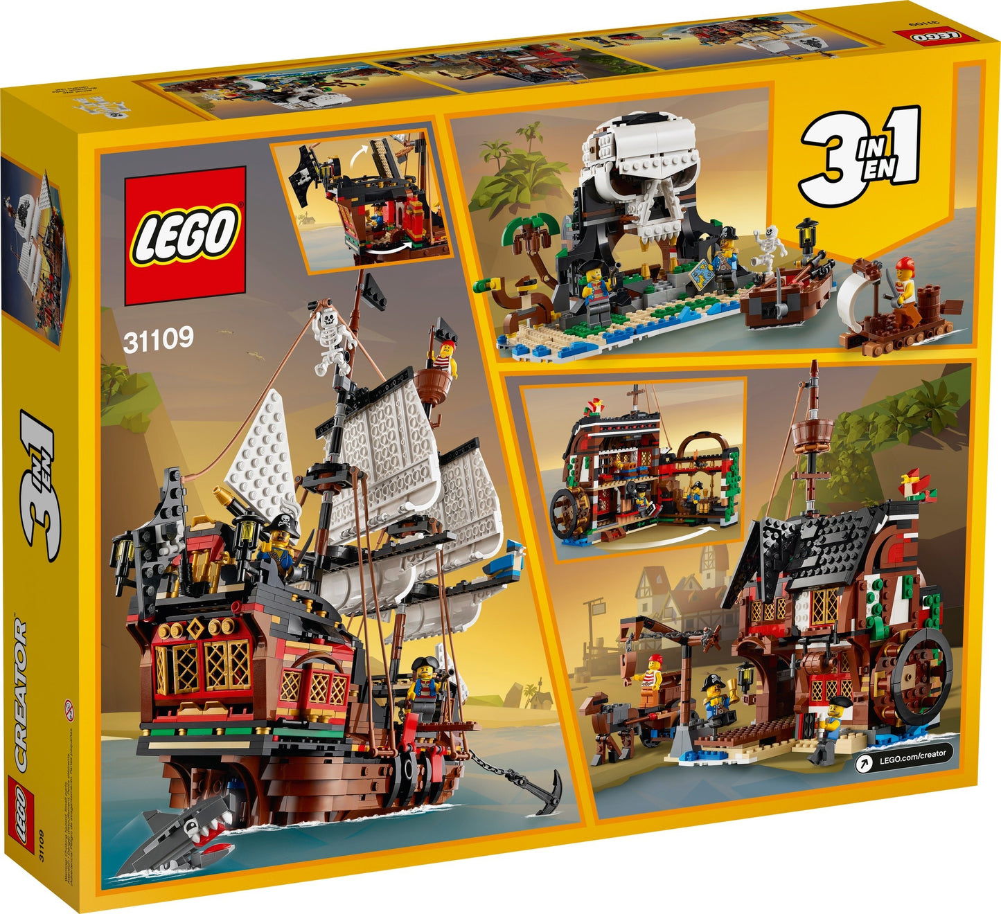 LEGO 31109 Creator 3 in 1 Pirate Ship