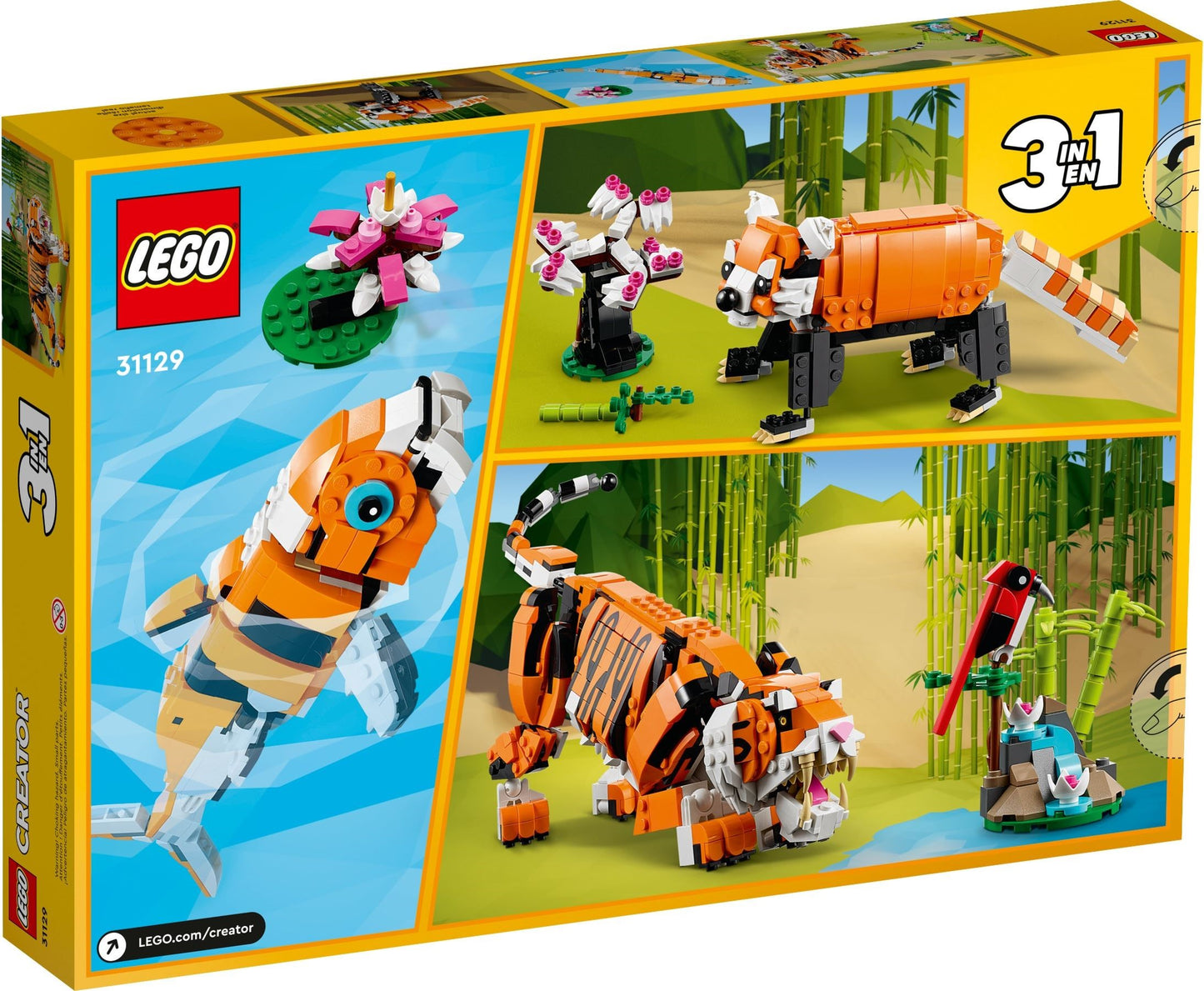 LEGO 31129 Creator 3 in 1 Majestic Tiger
