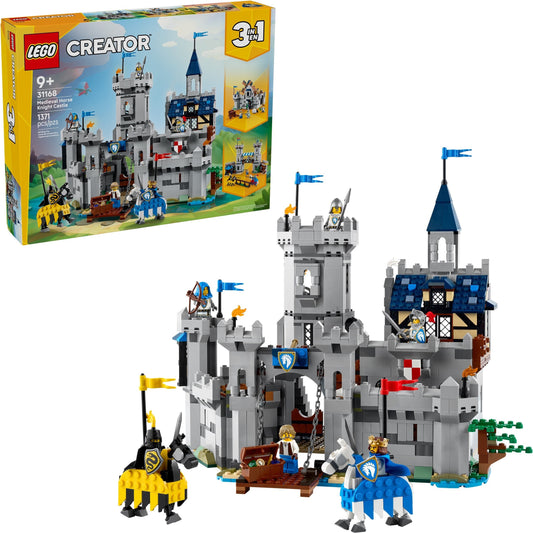 LEGO 31168 Creator 3 in 1 Medieval Horse Knight Castle