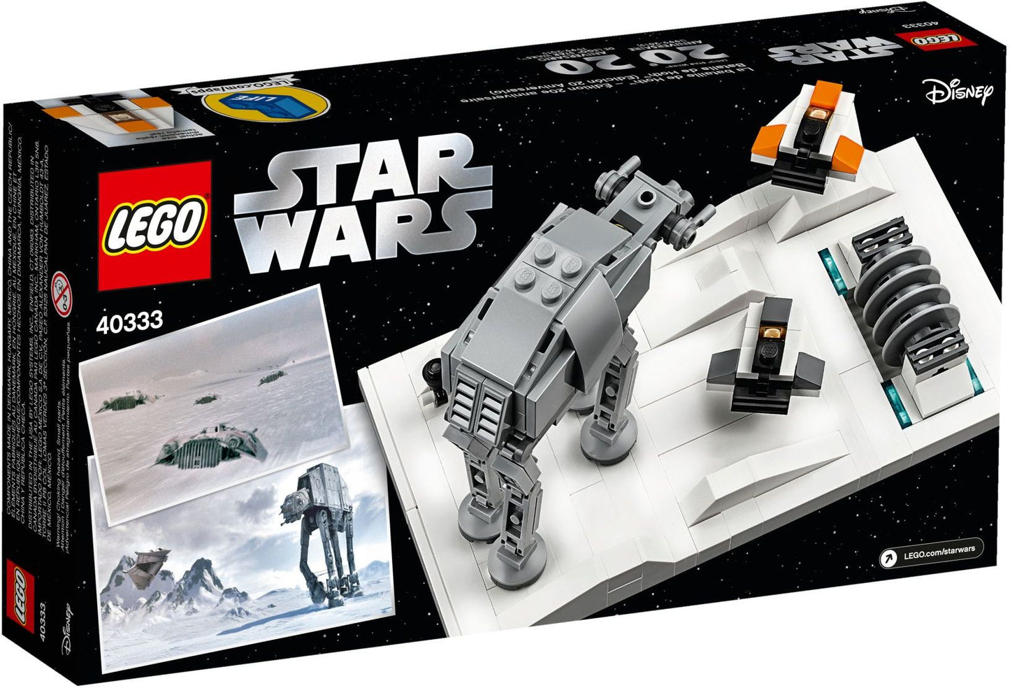 LEGO 40333 Star Wars Battle of Hoth - 20th Anniversary Edition
