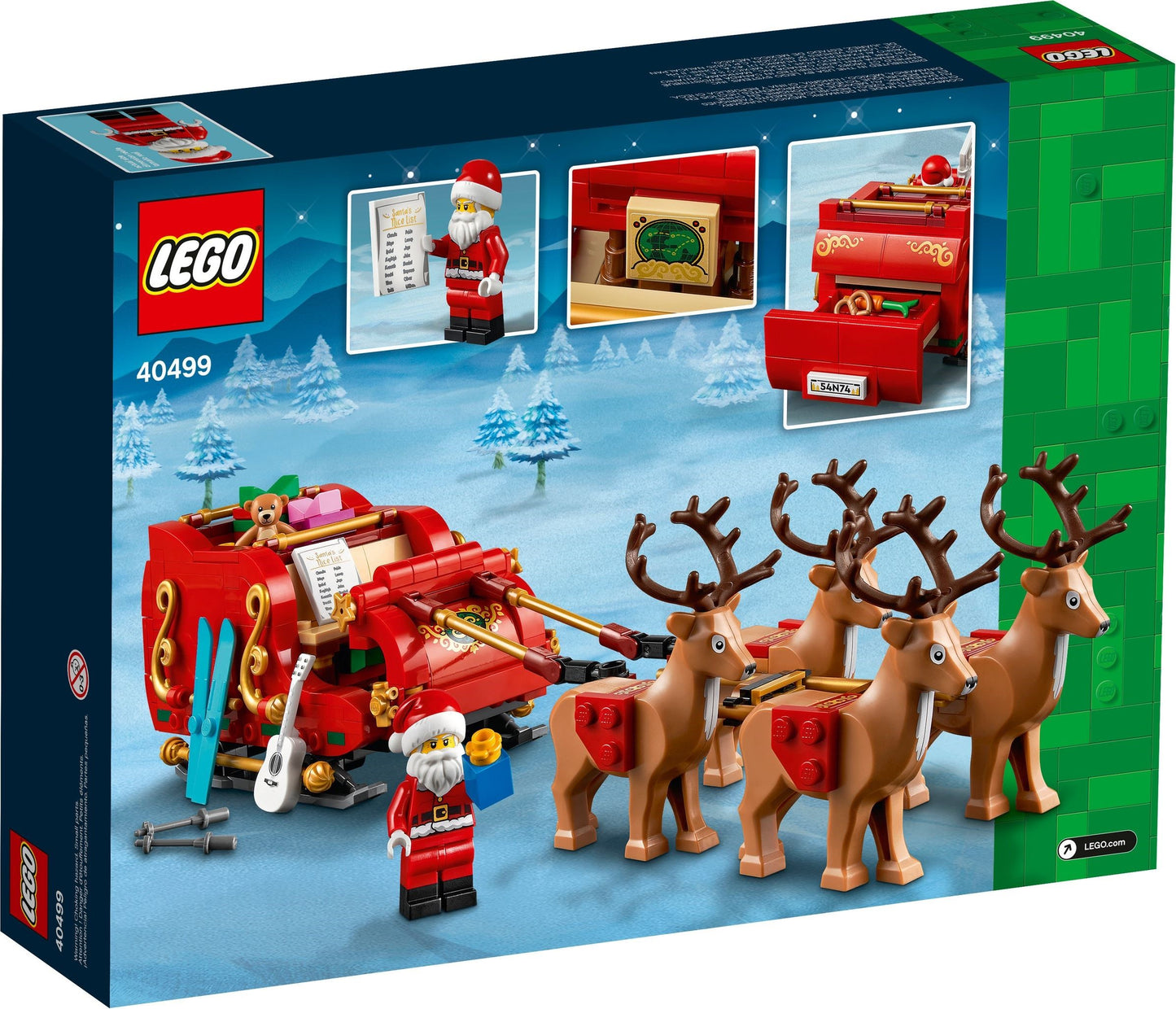 LEGO 40499 Seasonal Santa's Sleigh - Christmas Limited Edition