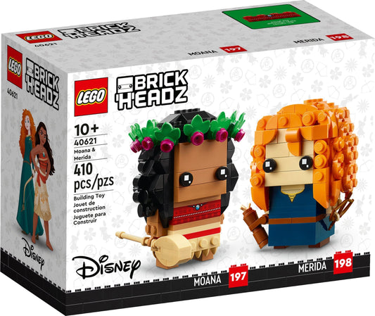 LEGO 40621 Brickheadz Moana & Merida - Disney