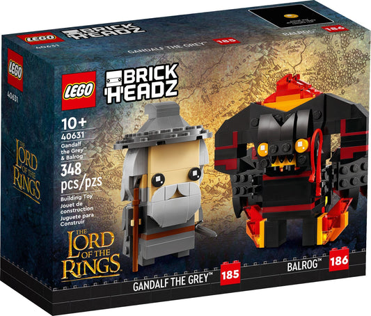 LEGO 40631 Brickheadz Gandalf the Grey & Balrog - Lord of the Rings
