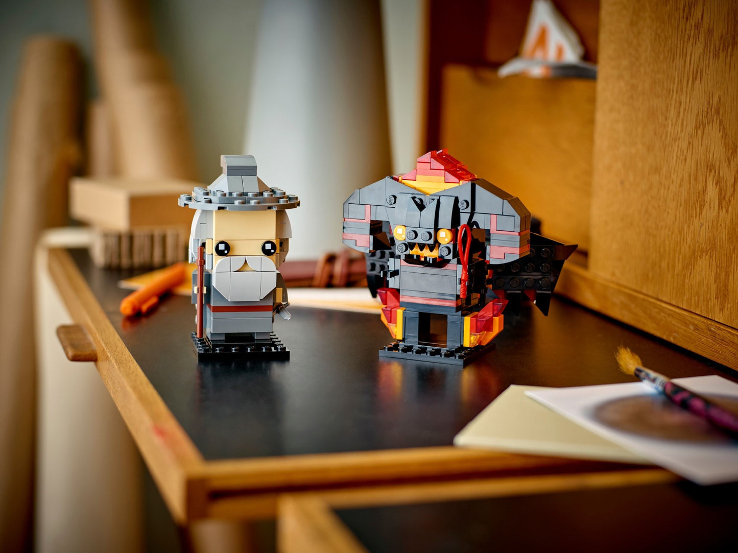 LEGO 40631 Brickheadz Gandalf the Grey & Balrog - Lord of the Rings