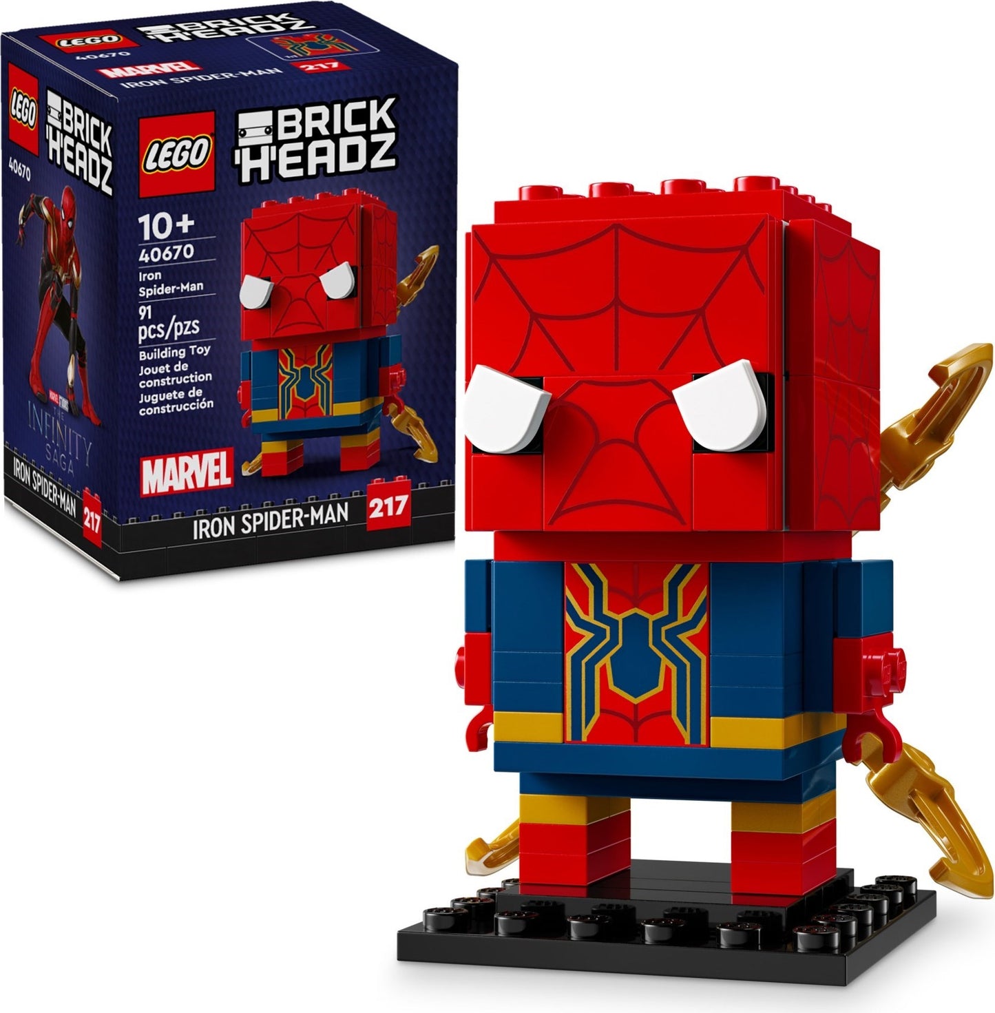 LEGO 40670 Brickheadz Iron Spider-Man