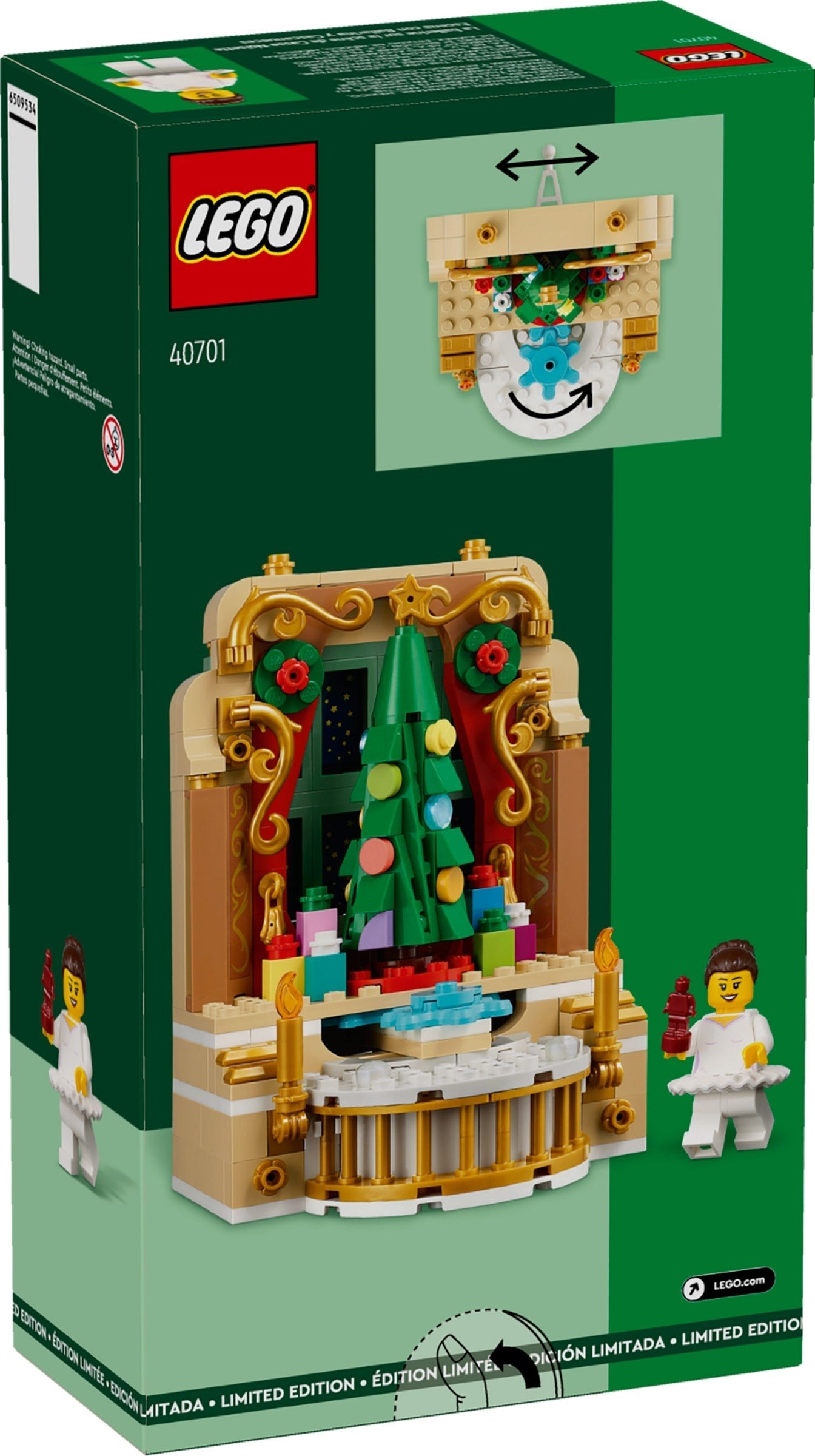 LEGO 40701 Seasonal Ballerina & Nutcracker Scene - Limited Edition Xmas Christmas