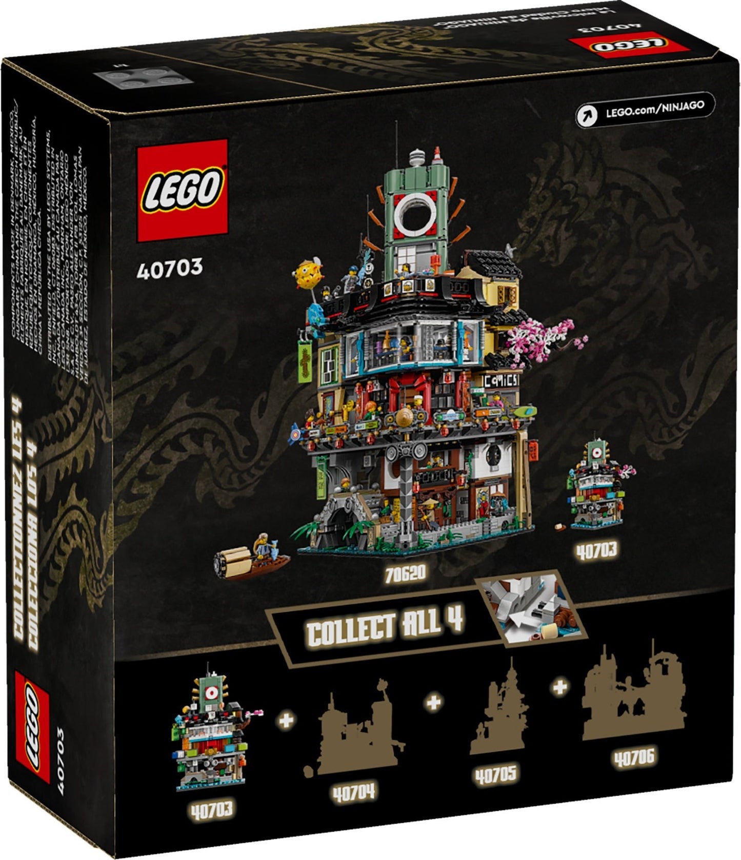 LEGO 40703 Ninjago Micro NINJAGO City