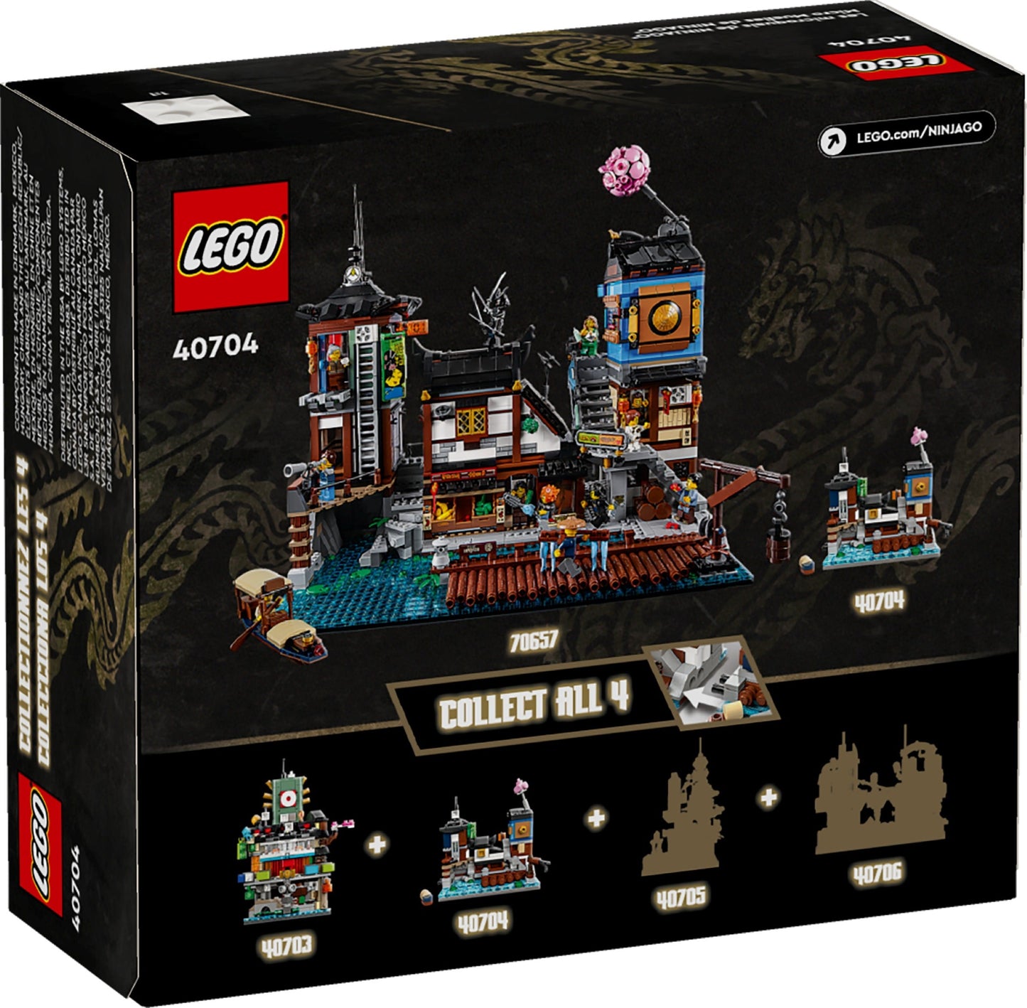 LEGO 40704 Ninjago Micro NINJAGO Docks - Limited Edition