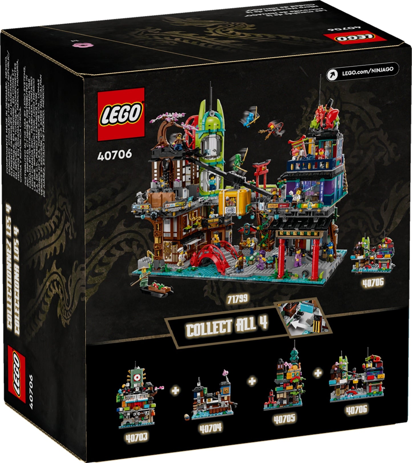 LEGO 40706 Ninjago Micro NINJAGO City Markets