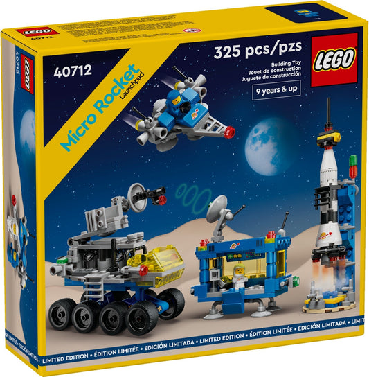 LEGO 40712 Icons Micro Rocket Launchpad - Space System Retro