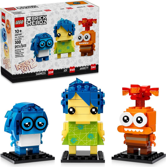 LEGO 40749 Brickheadz Joy, Sadness & Anxiety - Disney