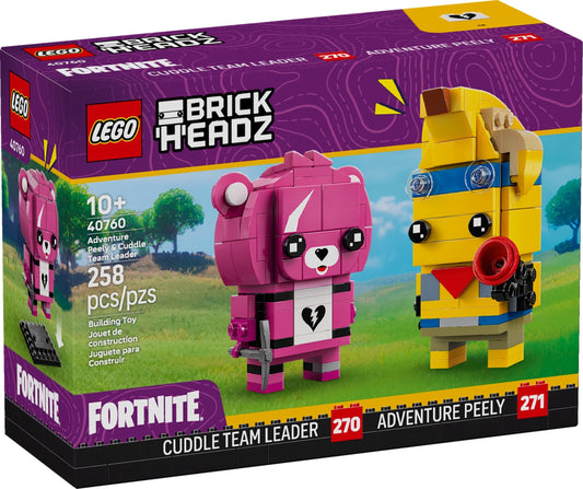 LEGO 40760 Brickheadz Adventure Peely & Cuddle Team Leader