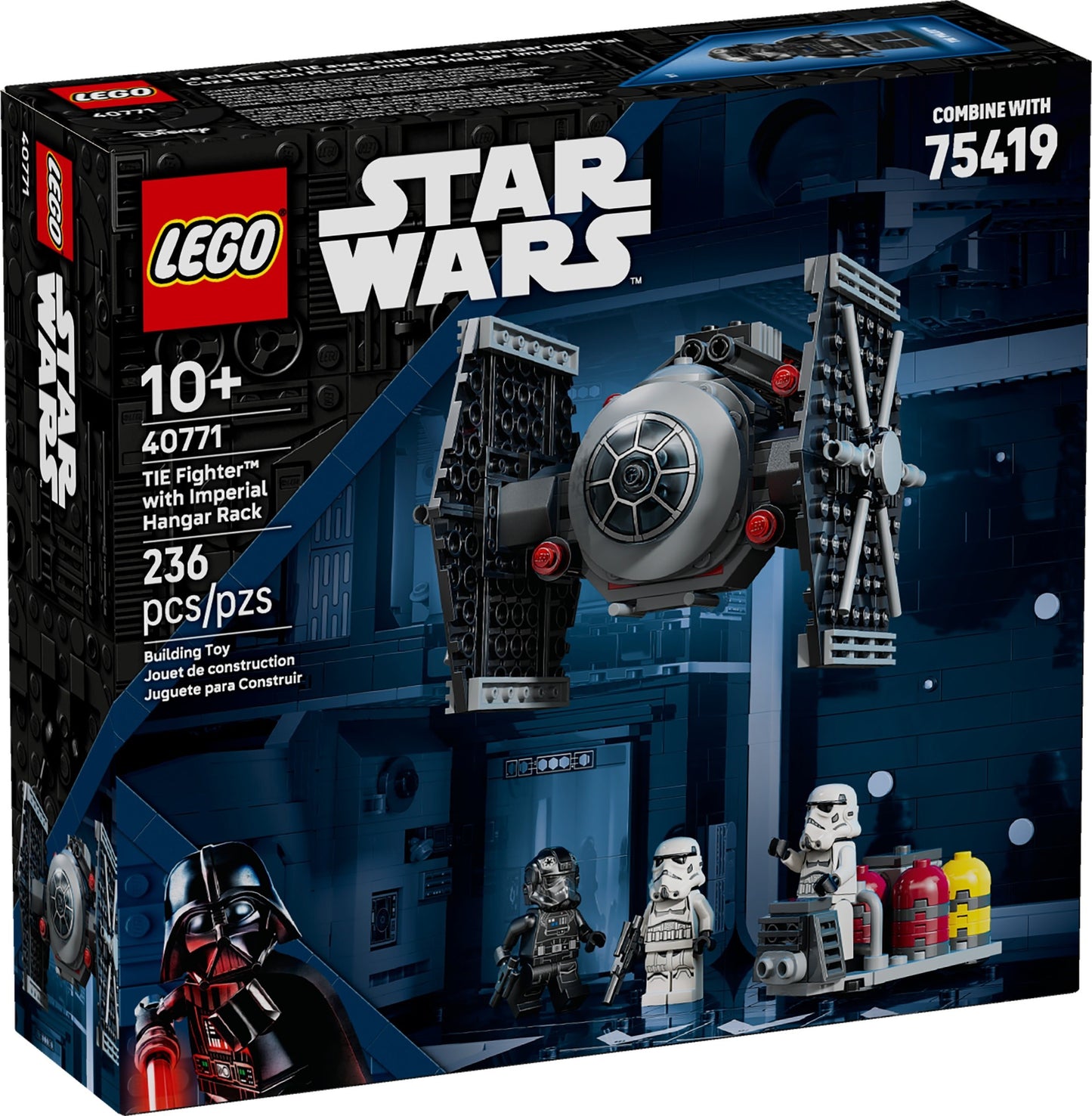 LEGO 40771 Star Wars TIE Fighter with Imperial Hangar Rack - Limited Edition