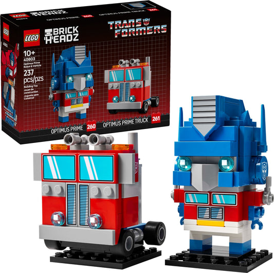 LEGO 40803 Brickheadz Optimus Prime Robot & Vehicle
