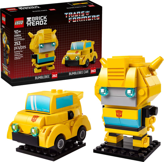 LEGO 40804 Brickheadz Bumblebee Robot & Vehicle - Transformers
