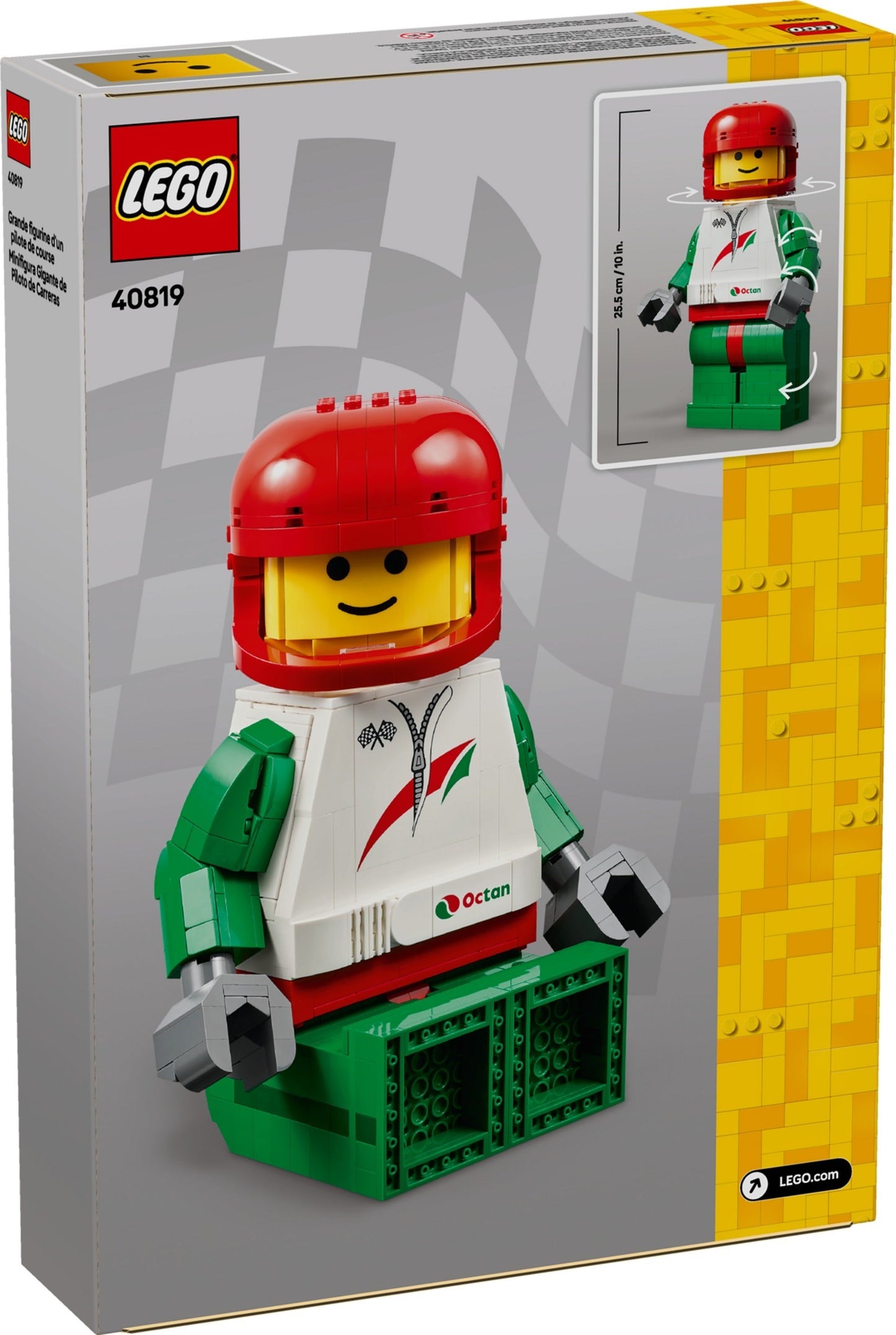 LEGO 40819 Up-Scaled Racing Driver Minifigure