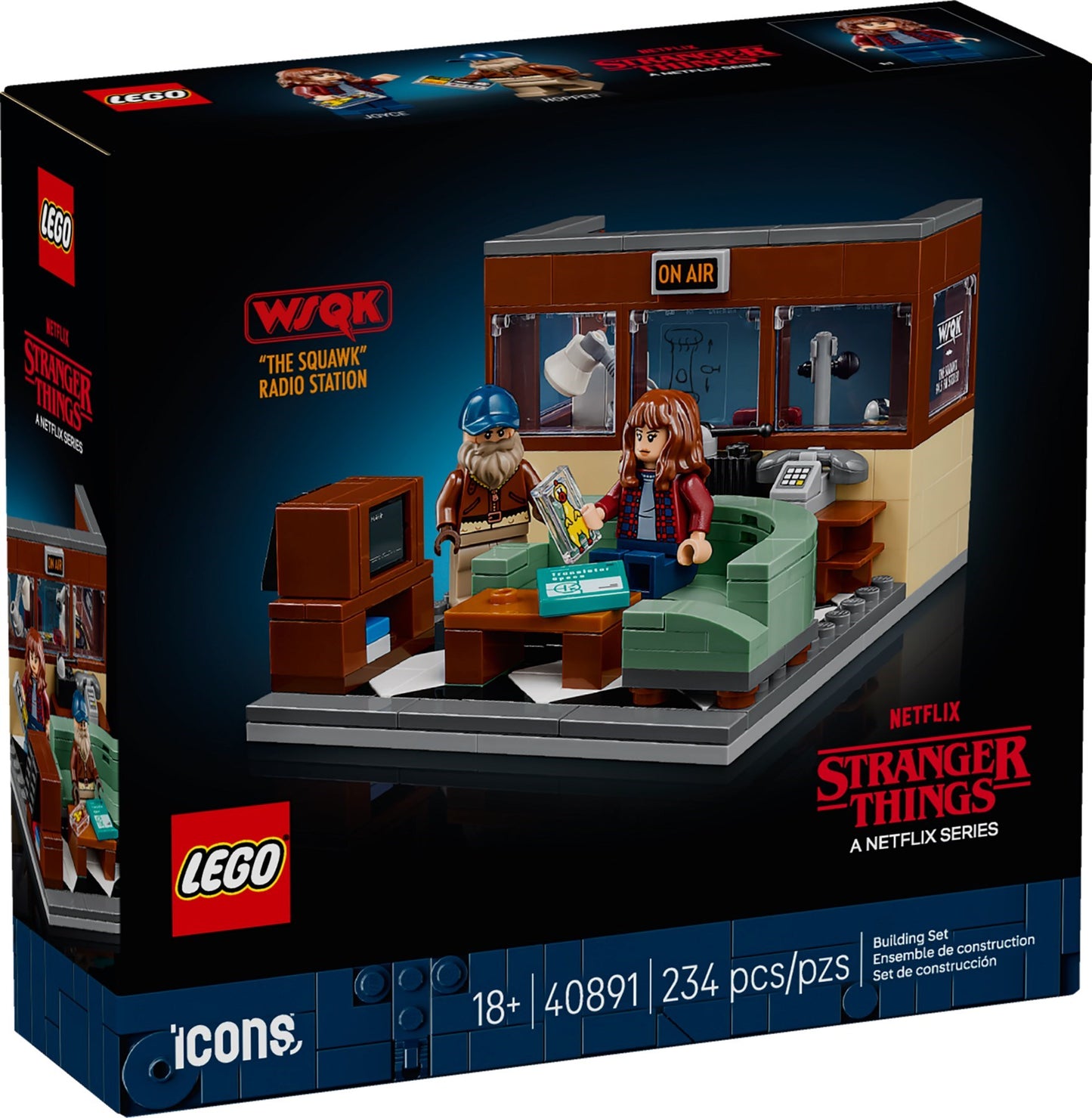 LEGO 40891 Icons Stranger Things: WSQK Radio Station