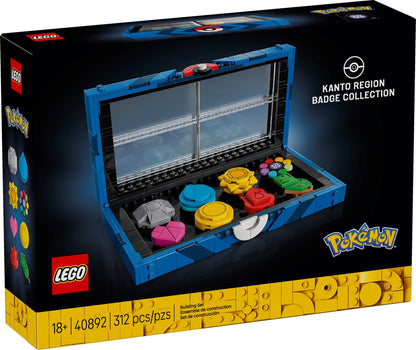 LEGO 40892 Pokemon Kanto Region Badge Collection - Limited Edition