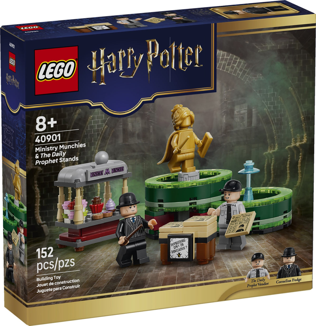 LEGO 40901 Ministry Munchies & The Daily Prophet Stands