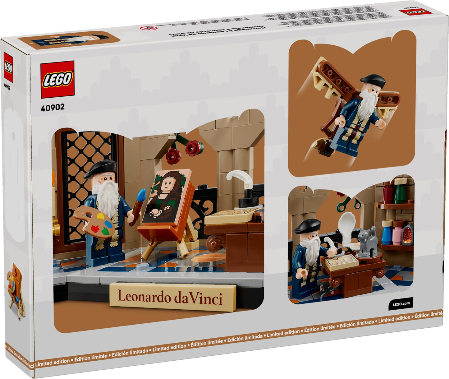 LEGO 40902 Promotional Tribute to Leonardo da Vinci - Limited Edition