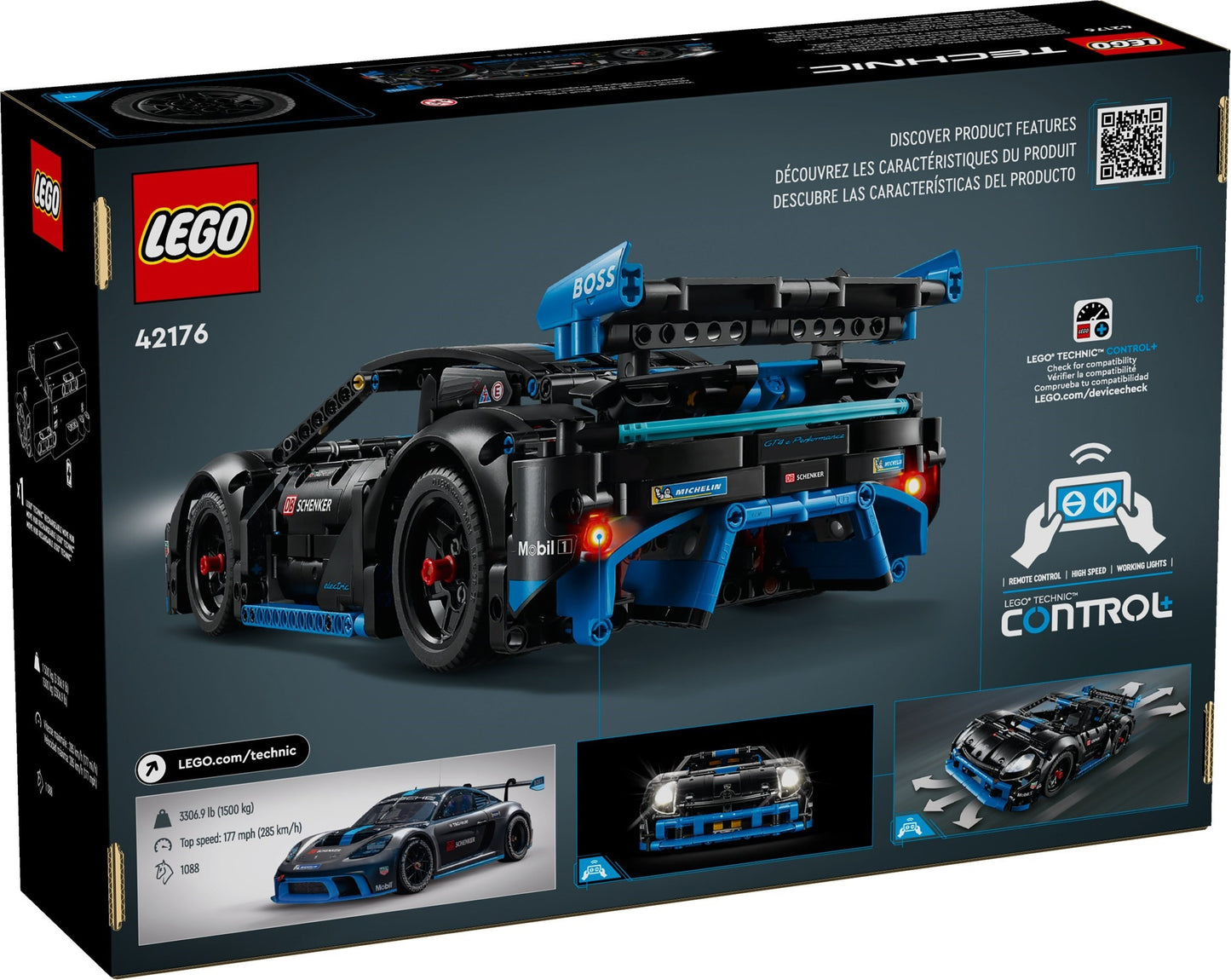 LEGO 42176 Technic Porsche GT4 e-Performance Race Car