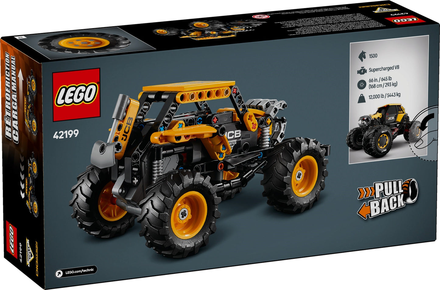 LEGO 42199 Technic Monster Jam DIGatron Pull-Back