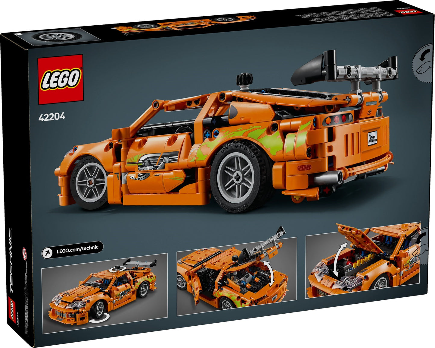 LEGO 42204 Technic Fast and Furious Toyota Supra MK4