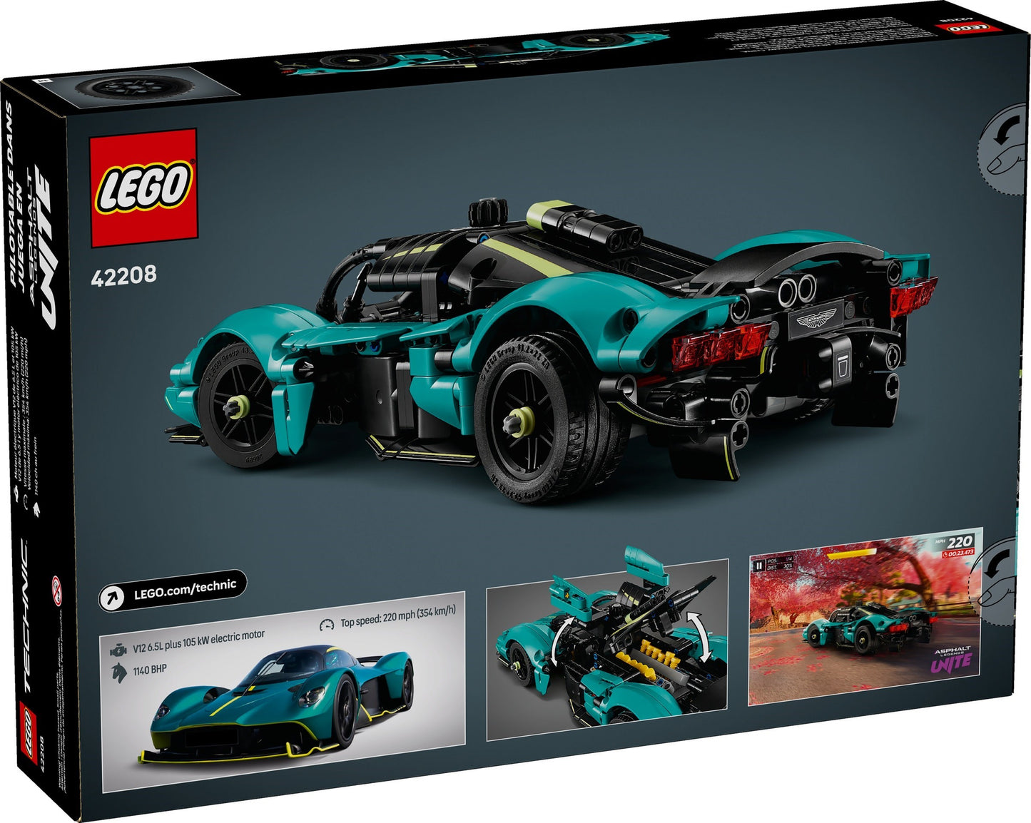 LEGO 42208 Technic Aston Martin Valkyrie