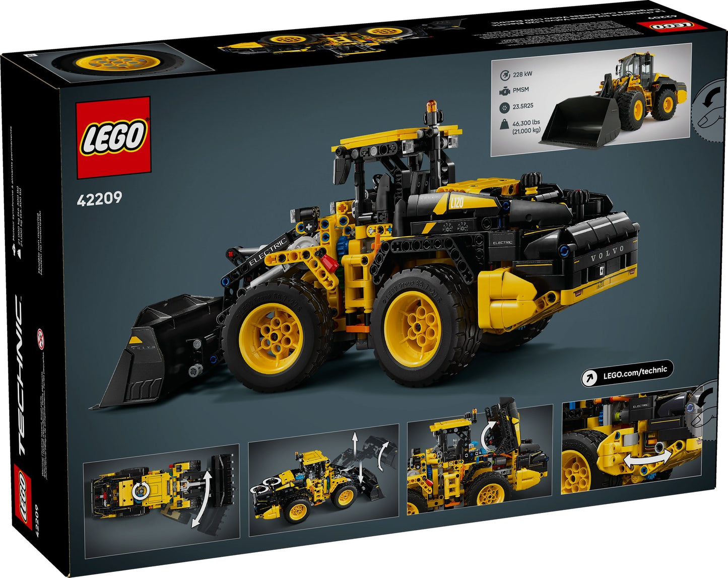 LEGO 42209 Technic Volvo L120 Electric Wheel Loader - imperfect box