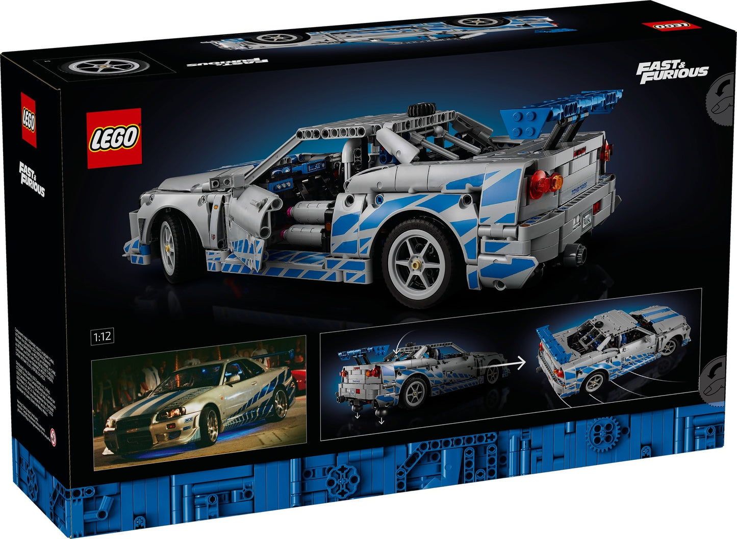 LEGO 42210 Technic 2 Fast 2 Furious Nissan Skyline GT-R (R34) Car