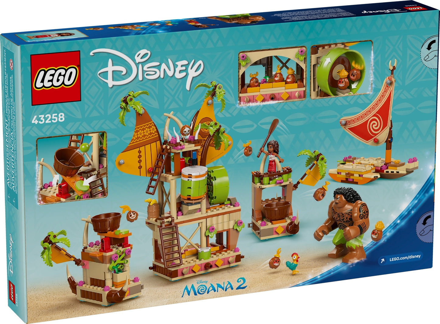 LEGO 43258 Disney Kakamora Barge - Moana 2