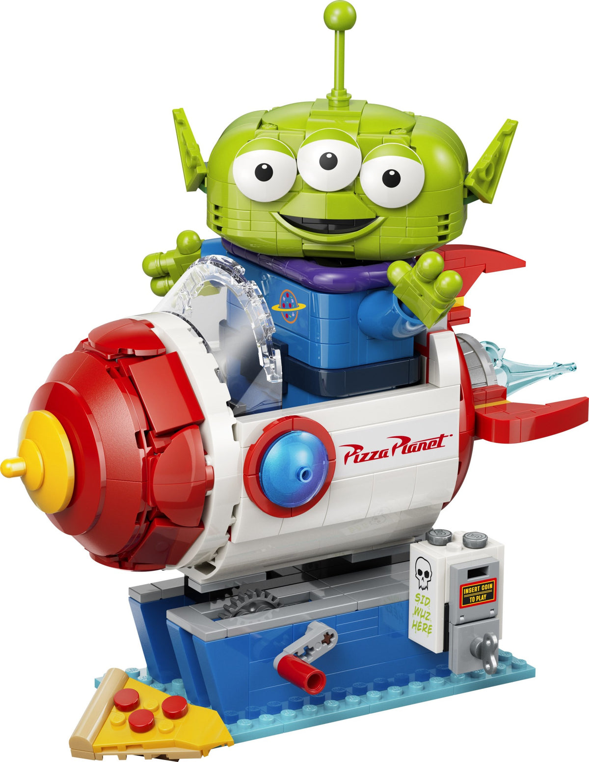 LEGO 43307 Alien with Pizza Planet Rocket Ride