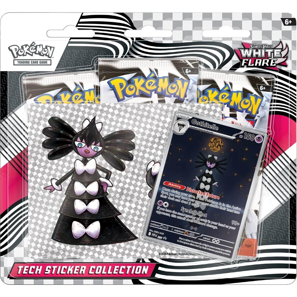 Pokemon TCG Scarlet & Violet 10.5 White Flare Tech Sticker Collection