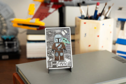 LEGO 5010325 The Mandalorian and Grogu Metal Card
