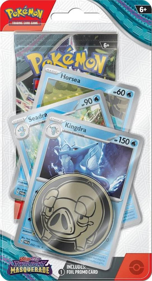 Pokemon TCG Twilight Masquerade Premium Checklane Blister - Kingdra