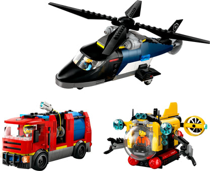 LEGO 60462 Helicopter, Fire Truck & Submarine Remix - imperfect box