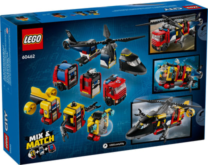 LEGO 60462 Helicopter, Fire Truck & Submarine Remix - imperfect box
