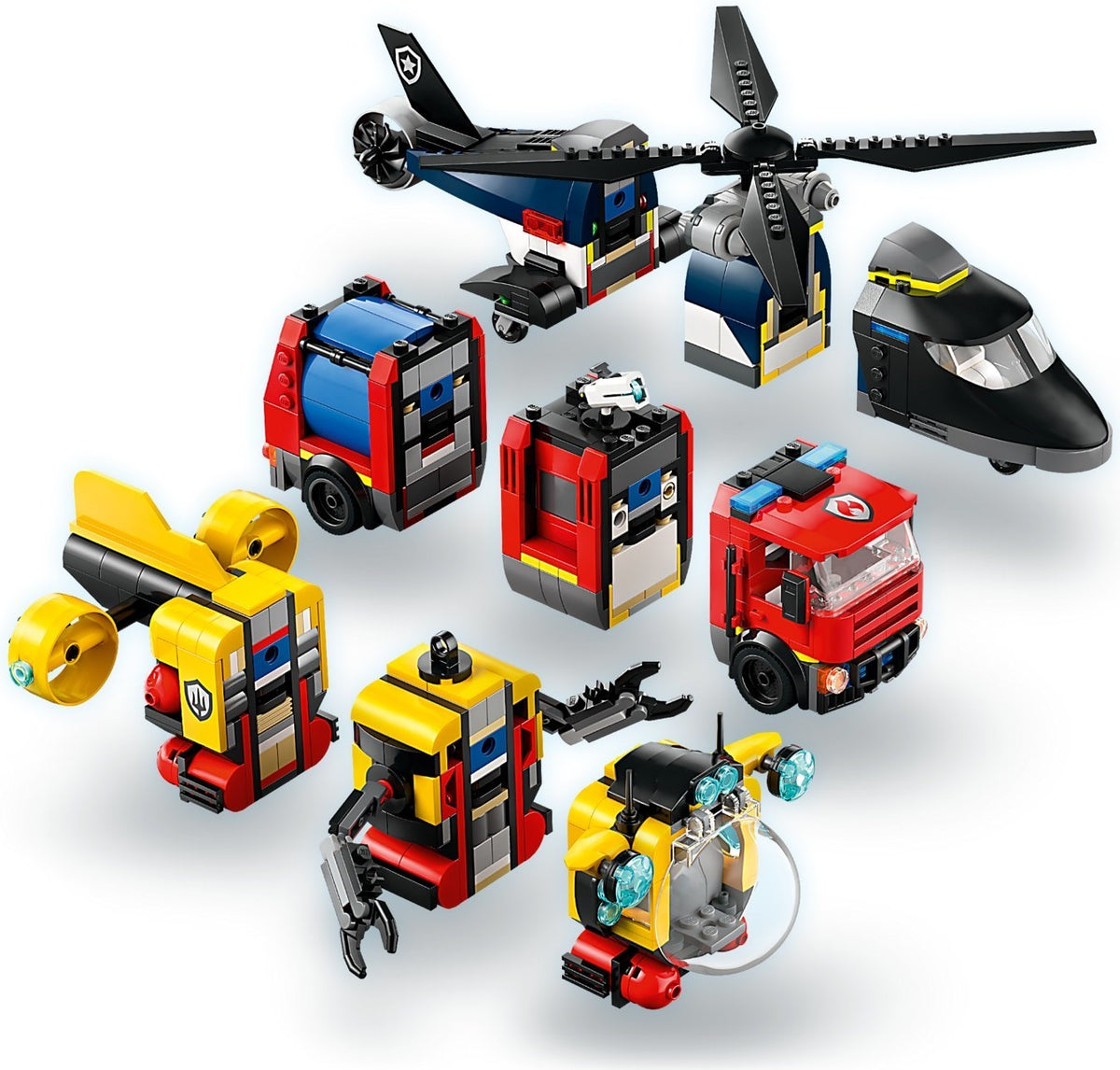 LEGO 60462 Helicopter, Fire Truck & Submarine Remix - imperfect box