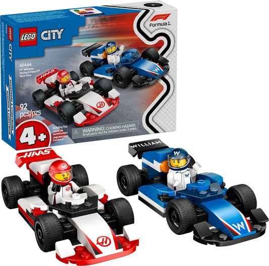 LEGO 60464 City F1 Williams Racing & Haas F1 Race Cars