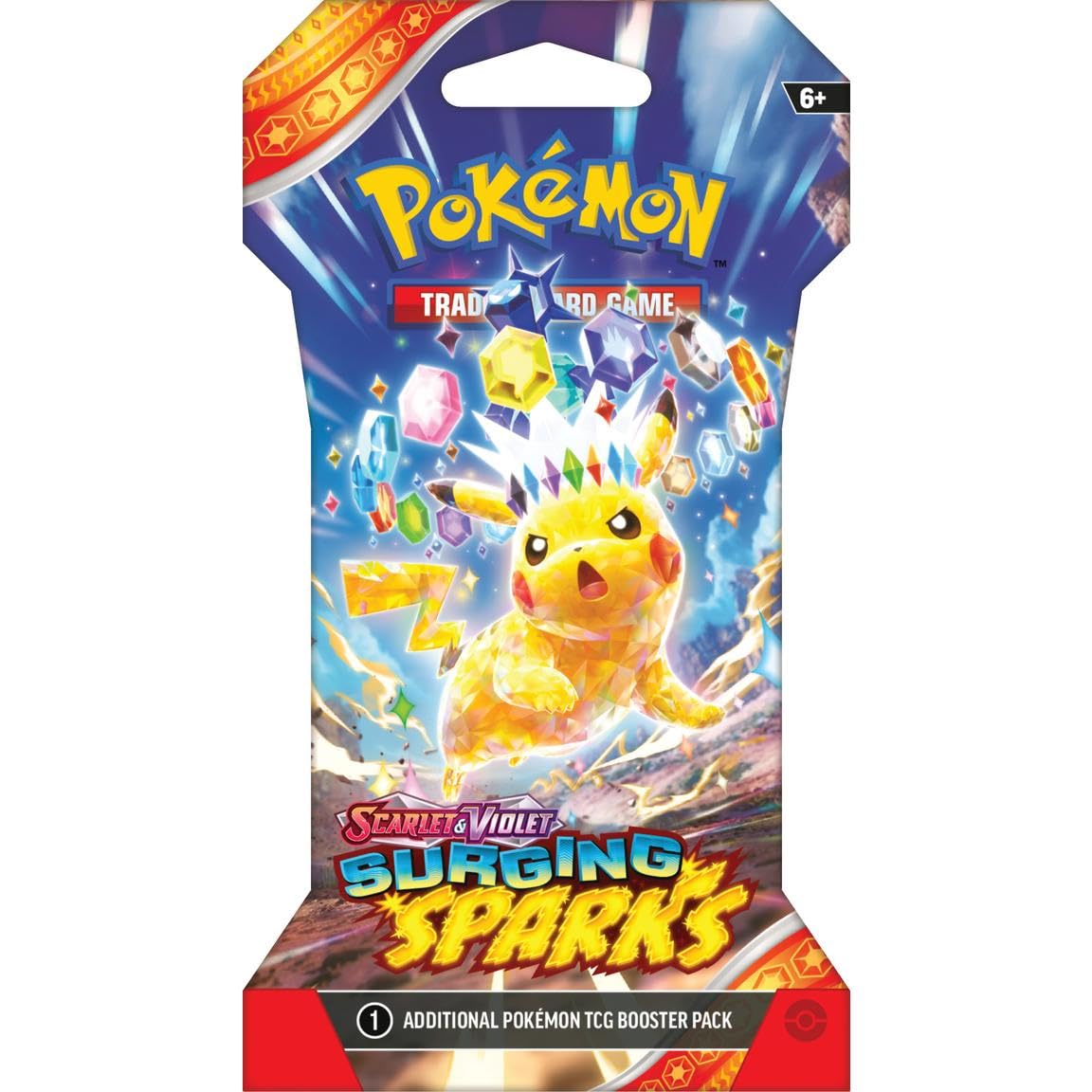 Pokemon TCG Surging Sparks Booster Pack (Sleeved) - Pikachu