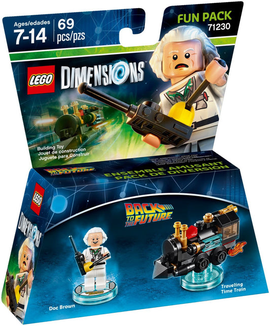 LEGO 71230 Dimensions Doc Brown Fun Pack BTTF Back to the Future